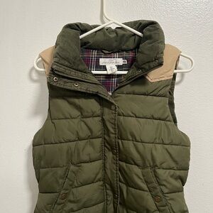 H&M Kids Green Quilted Vest